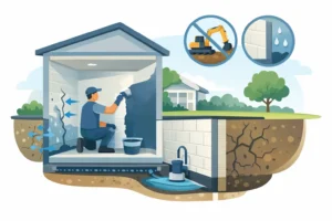 Innen abdichten ohne Außenaufgrabung