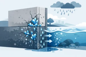 Kristalline Abdichtung bei Druckwasser