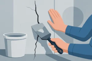 Risse im Beton dauerhaft abdichten - so hält es