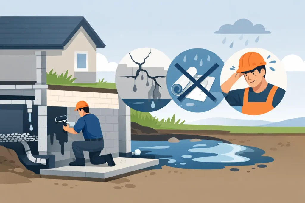 Wichtige Fehler bei Kellerabdichtung vermeiden