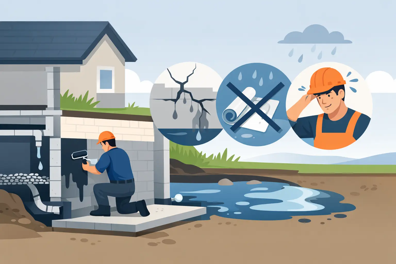 Wichtige Fehler bei Kellerabdichtung vermeiden