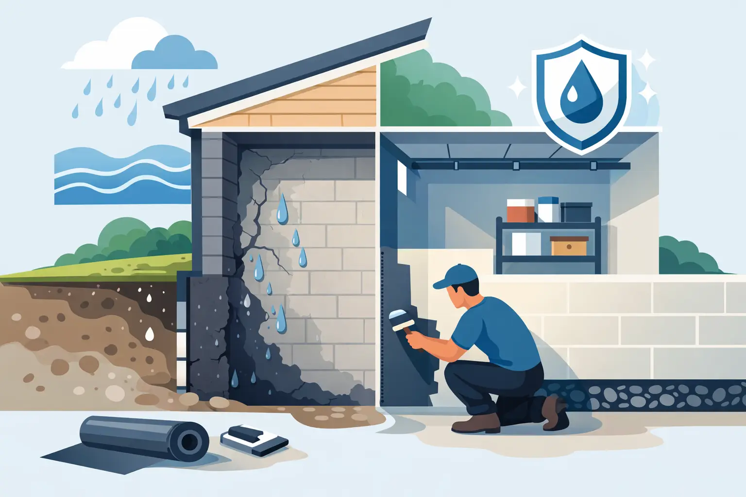 Keller abdichten - so hält es dauerhaft