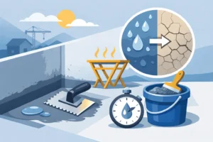 Wie lange muss Abdichtungsschlämme trocknen?