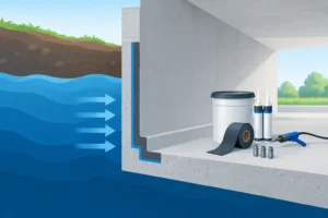 Druckwasser abdichten mit dem passenden System