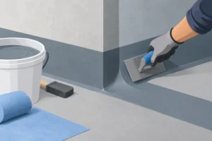Hohlkehle mit Dichtschlämme richtig ausführen